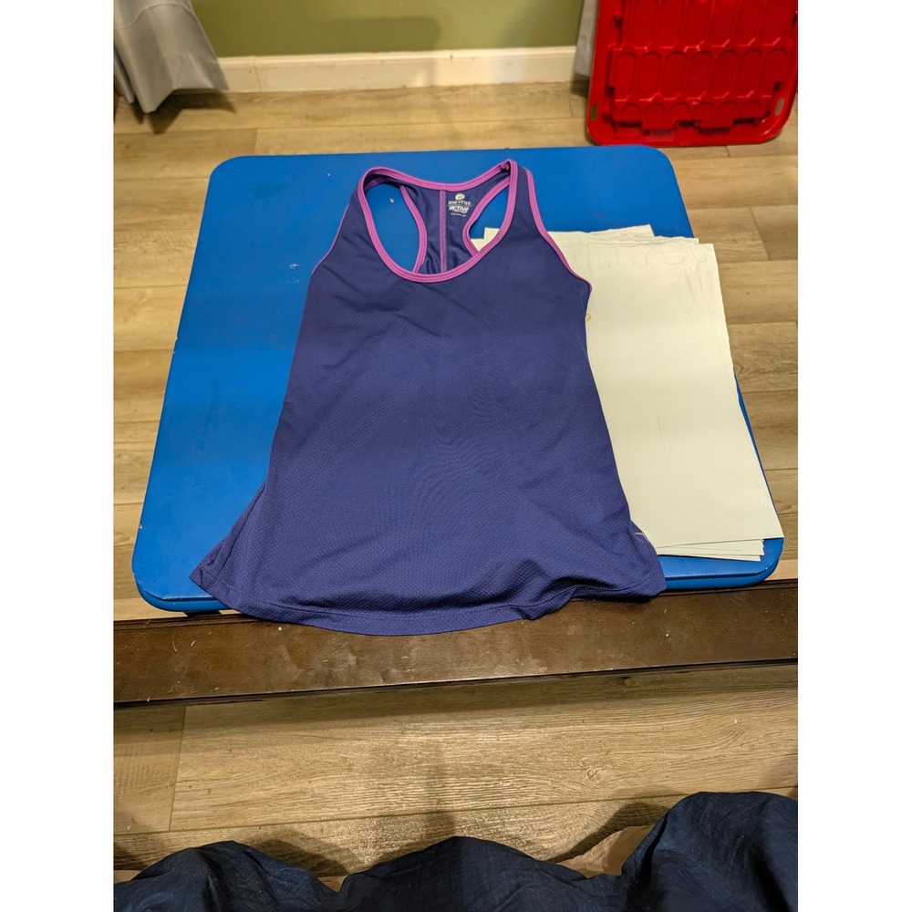 Old Navy Active Racerback Tank Top Purple Essence Semi-Fitted XS 523575-11